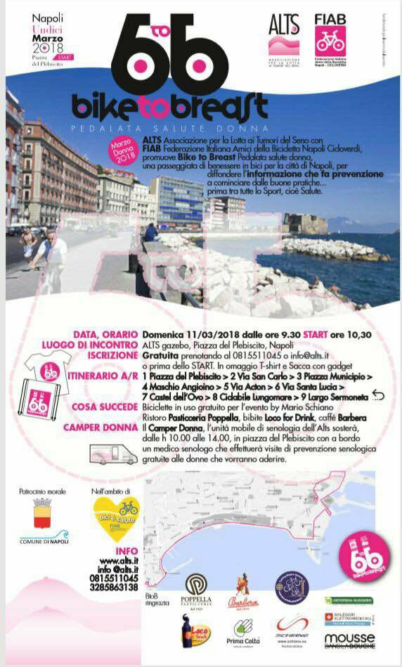 Il Rotary Club Castel dell’Ovo prende parte a “Bike to Breast”