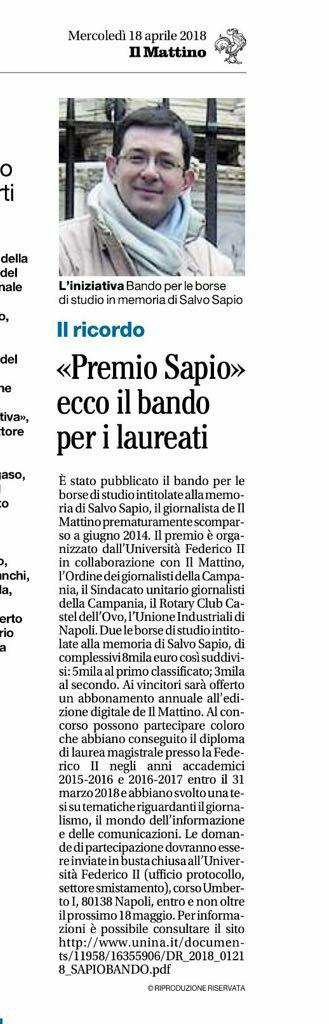 Il_Mattino_Premio_Sapio