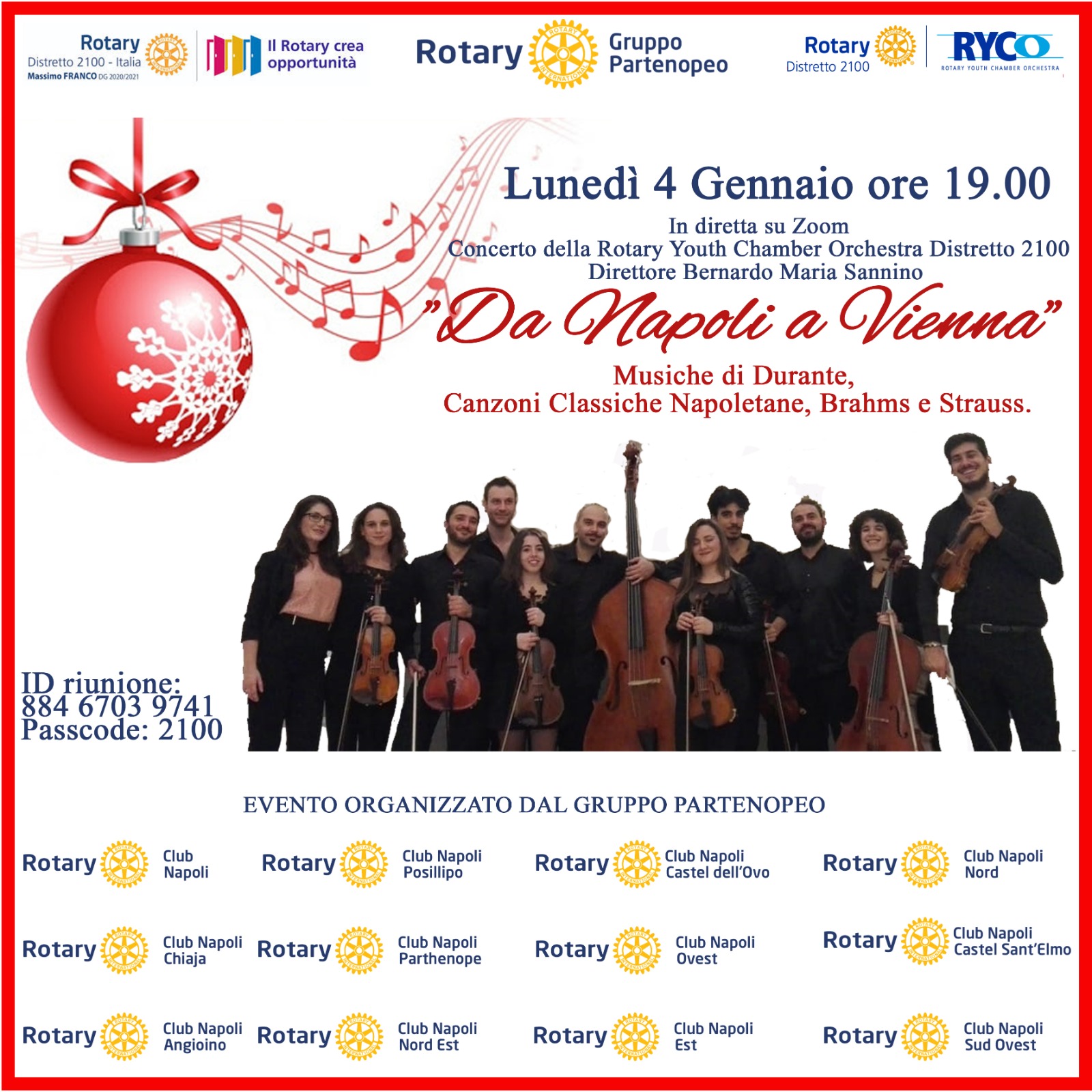 Concerto di inizio anno del Gruppo Partenopeo