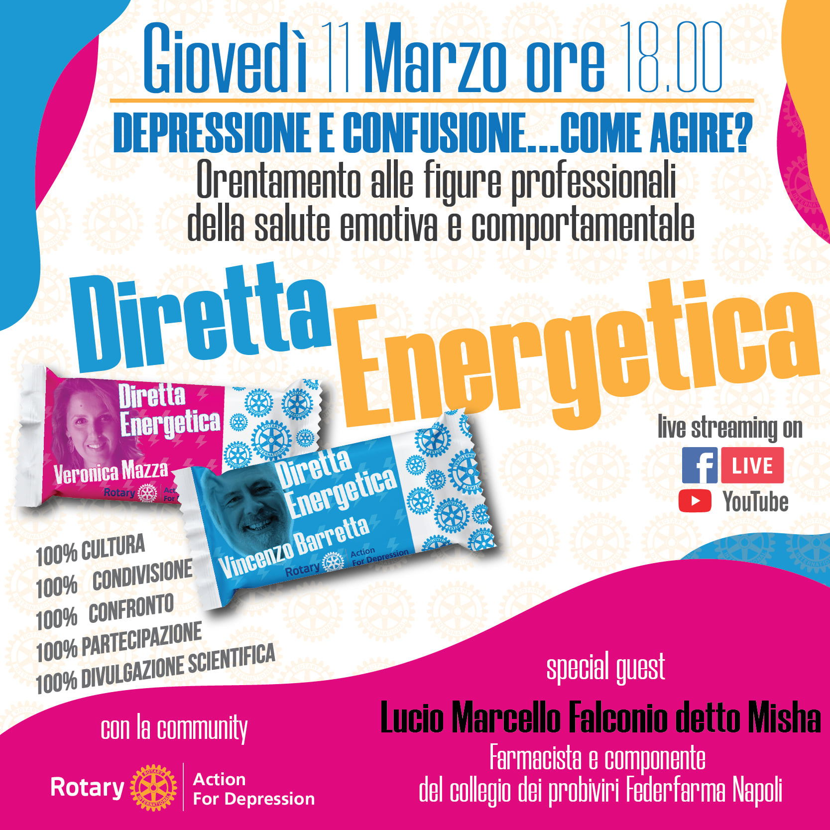 Quinta “Diretta Energetica” – figure professionalI e salute emotiva e comportamentale – 11 marzo, ore 18.00