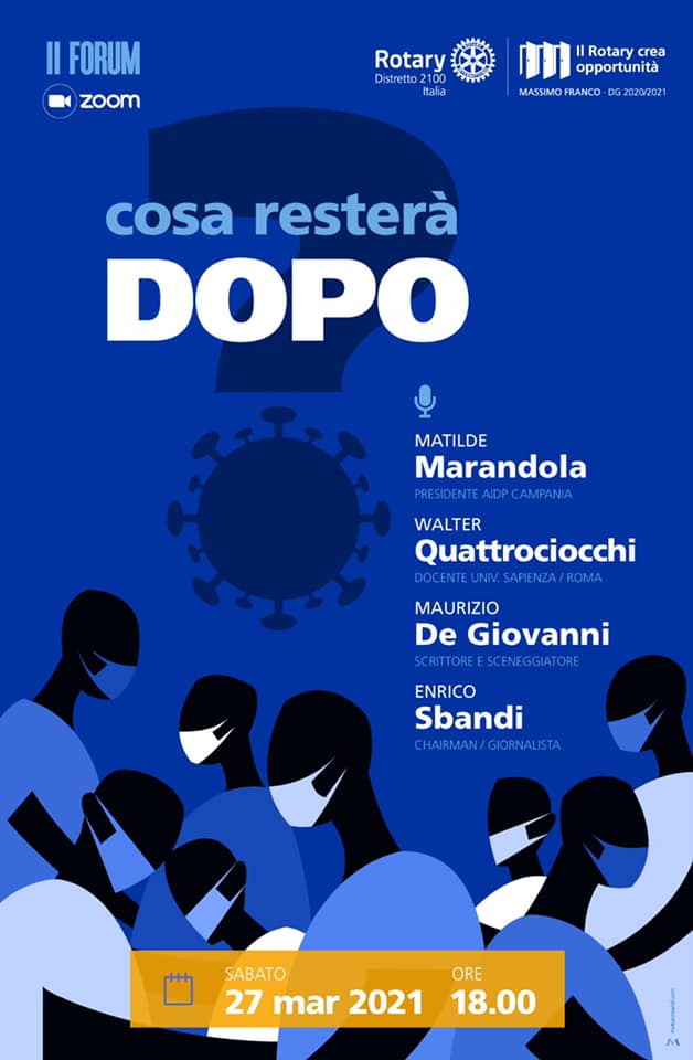 Forum Distrettuale – “Cosa resterà dopo?” sabato 27 marzo, ore 18.00