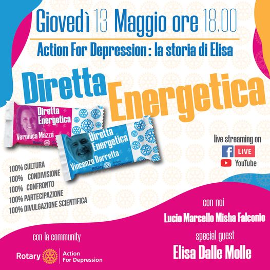 Le dirette energetiche: giovedì 13 maggio alle ore 18.00 incontro con Elisa Dalle Molle