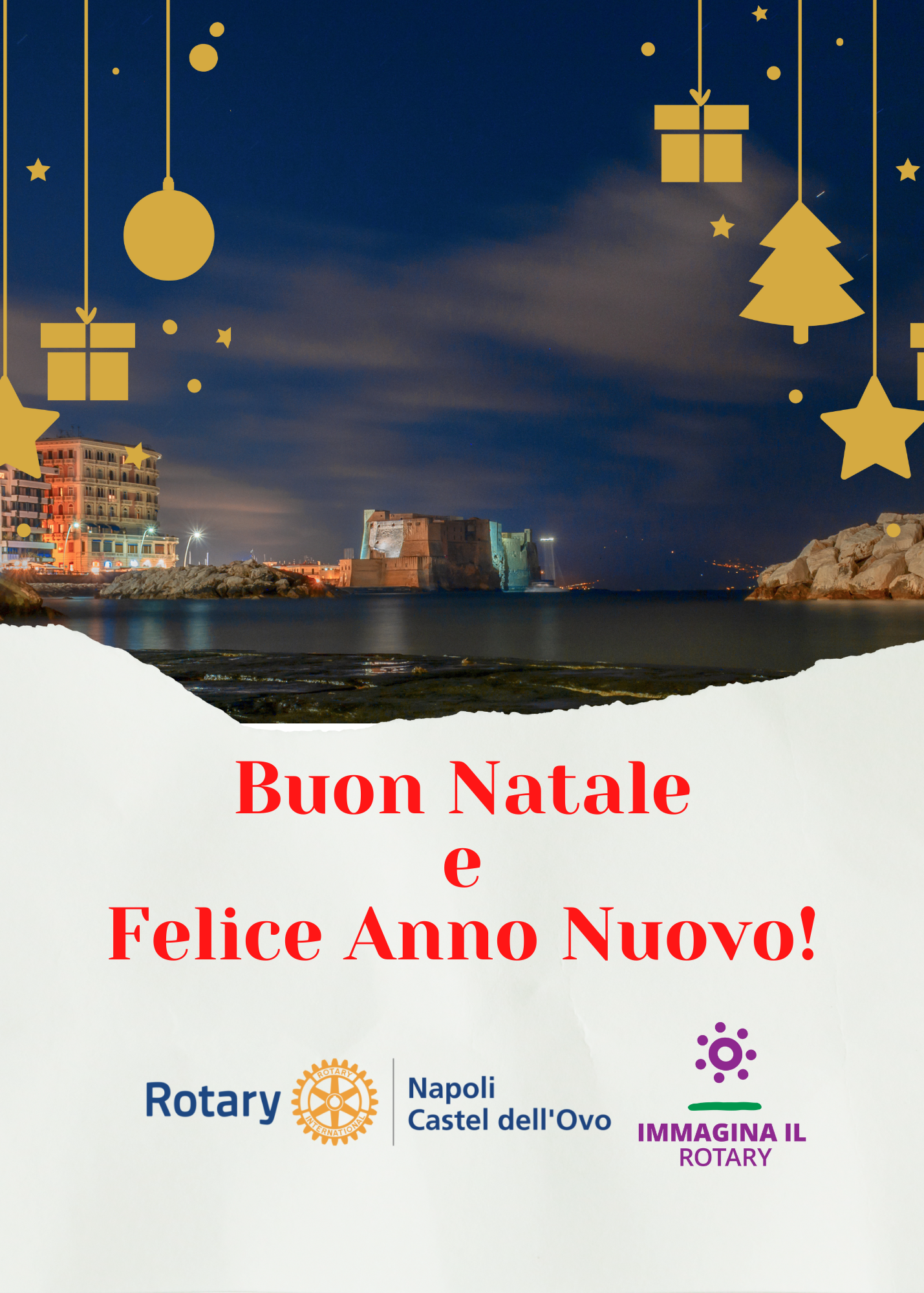 Auguri di Buon Natale e Felice Anno Nuovo dal Rotary Club Napoli Castel dell’Ovo