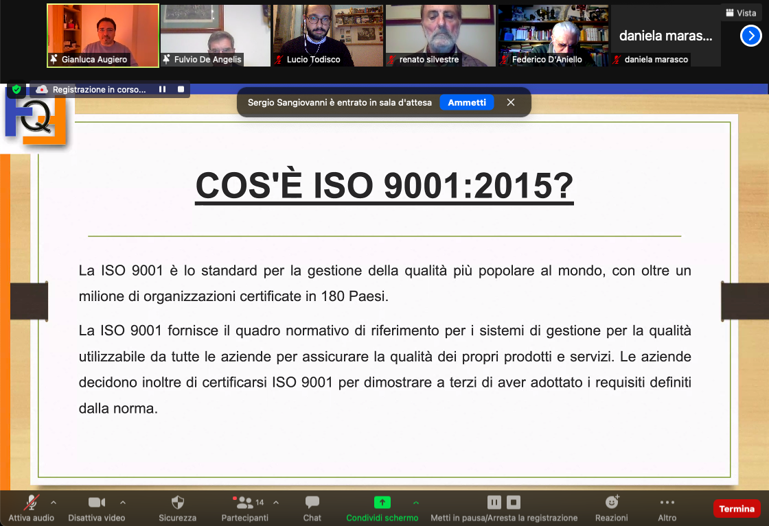 Conversazione con il consocio Gianluca Augiero: i sistemi di gestione nelle organizzazioni