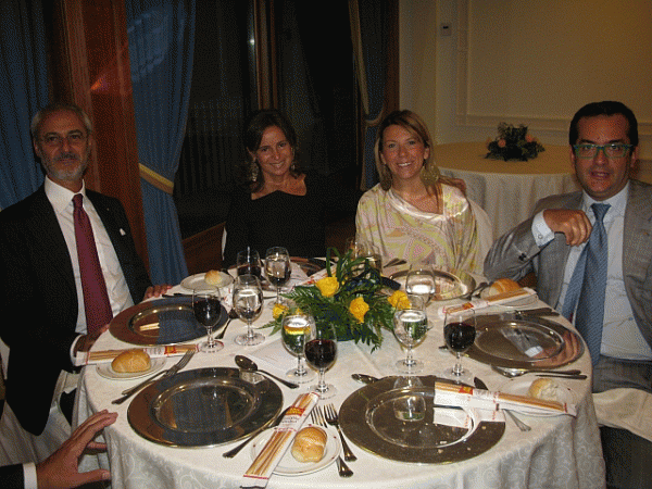 Conviviale con Rotondi e la presentazione di due nuovi soci