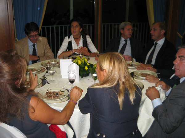 Conviviale con ospite anno De Maio, settembre 2009