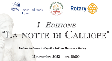 Il 17 novembre la I Edizione de “La notte di Calliope”