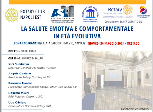 La salute emotiva e comportamentale in età evolutiva convegno a Napoli il 30 maggio